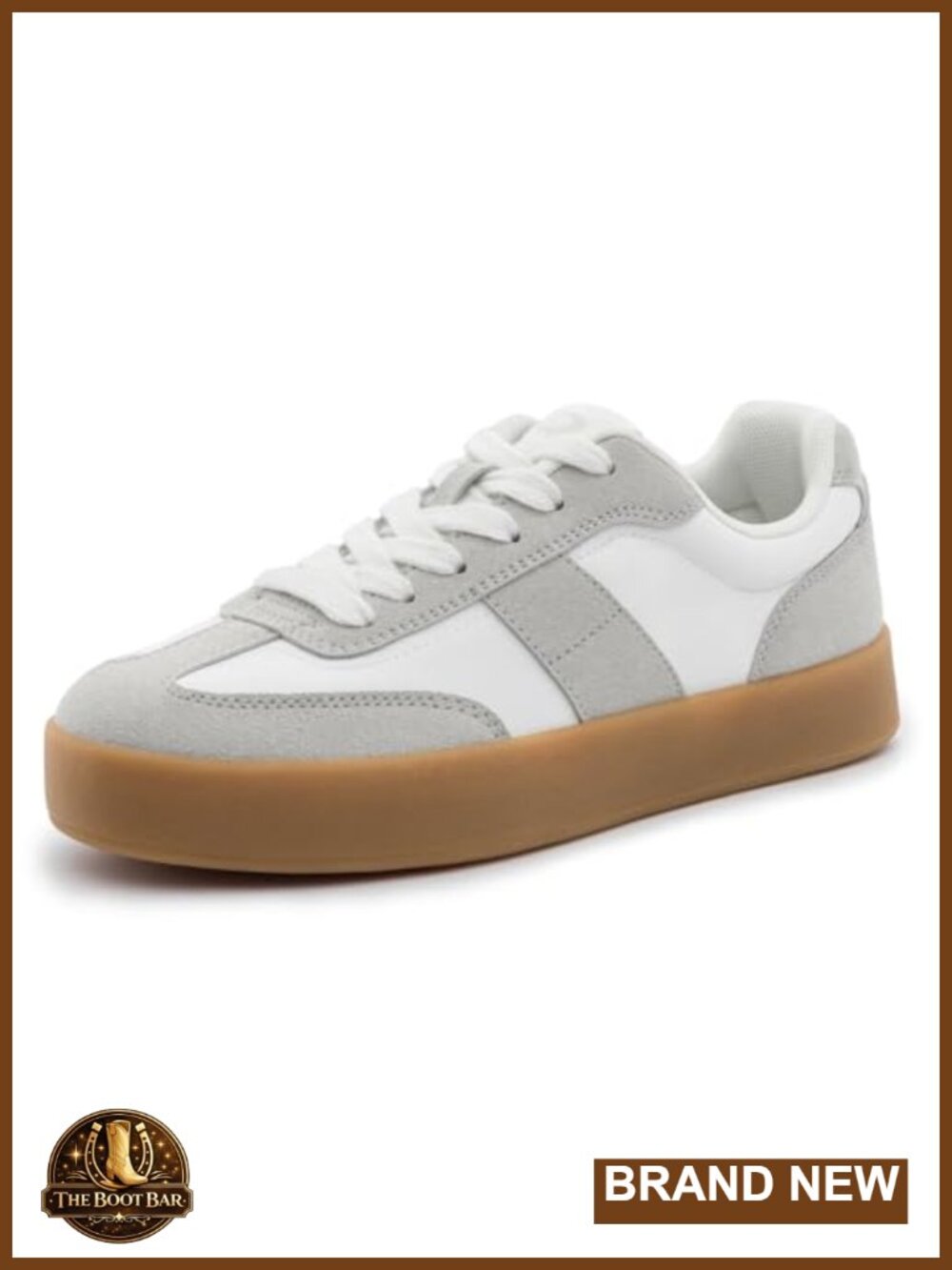 Retro Oxford Cloth Platform Sneakers for Women Non-Slip Lace-Up Walking Shoes